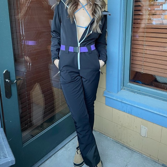OOSC black ski suit - Picture 1 of 5